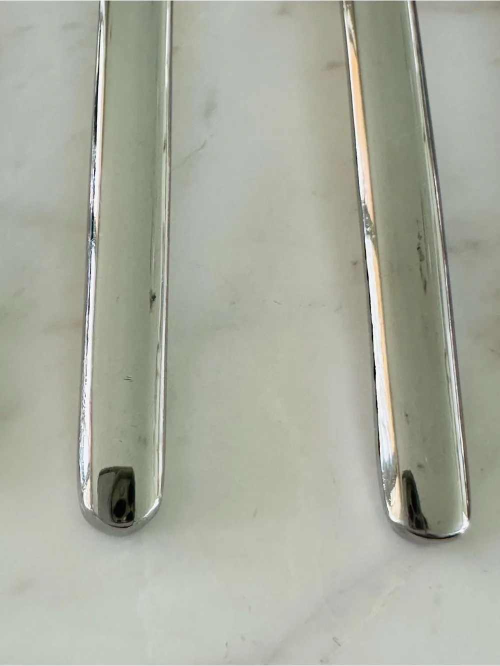 Mikasa Zena Stainless Steel Silver Cocktail Appetizer Forks - Set of 8